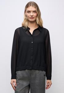 Блуза Street One Button-down blouse, Schwarz/Black