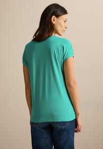 Футболка с принтом Cecil, зеленый