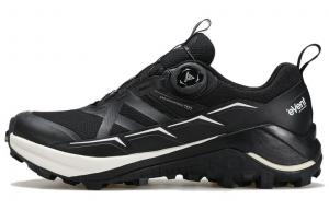 Кроссовки для походов и треккинга женские с низким верхом, черный/белый Humtto