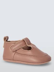 Детские кожаные ботиночки T-Bar для первых шагов John Lewis, Multi