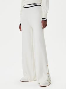 Вязаные брюки regular fit TF5252 MS59L Liu Jo Sport, экрю