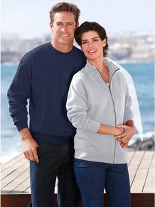 Толстовка премиум-класса в цвете серый меланж Fruit of the Loom