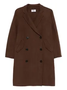 Двубортное пальто Betta Corradi, коричневый
