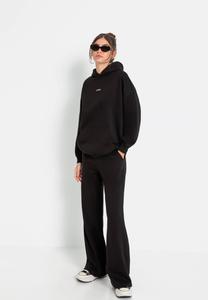 Толстовка с капюшоном LASCANA, черный