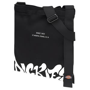 Полиэстеровая сумка через плечо, кроссбоди унисекс черная Dickies