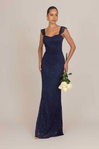 Платье WAL G. AMI MAXI DRESS, Navy Blue/Dark Blue