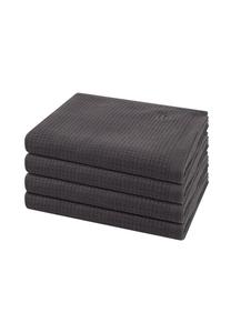 Набор полотенец Ross Pique, 4 штуки, антрацит