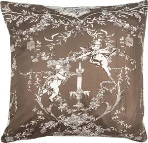 Чехол на подушку Clayre&Eef, коричневый