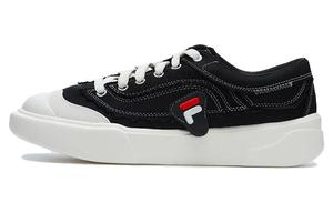 CURVE Canvas Shoes Womens Low-top Black/White/Red Fila Fusion