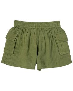 Розовые шорты без шнурков с цыплёнком Pink Chicken, зеленый