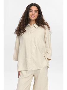 NÜMPH Блузка «Нуйнгва» бежевого цвета
