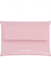 Jil Sander Розовый сложенный мешочек для монет