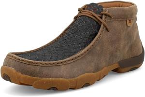 Мужские мокасины Twisted X Chukka Driving Moc, черный