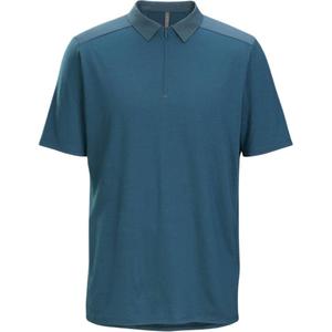 Мужские поло-рубашки из коллекции Veilance с воротником-поло, умеренно прямой крой Arcteryx, nightscape