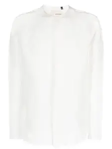 Льняная рубашка с бахромой Costumein, белый