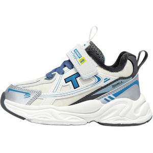 Низкие детские ботинки для малышей BIG WASP, бежево-голубой