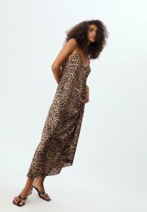 Платье Stradivarius LEOPARD, Dark Brown