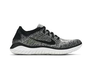 Кроссовки Nike Free RN Flyknit 2018 'White Black', белый
