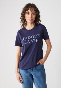 Футболка с принтом Anna Field by Zalando, синий