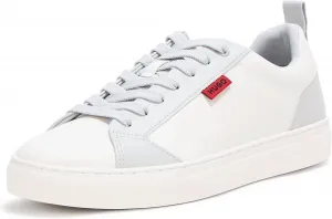 Кроссовки Hugo Mens Morrie с низким профилем, из кожи, дружелюбный стиль, от белого