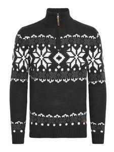 Свитер !Solid Norwin, антрацит