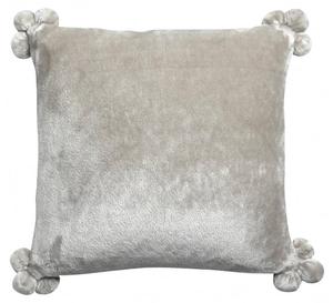 Подушка Vivaraise Tender Pompons, серый