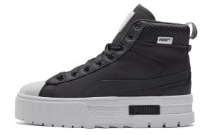 Кроссовки PUMA Mayze Mid Safari Casual Skateboarding Shoes Black Women's