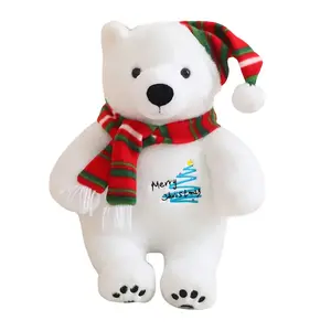 Bitter purchase Плюшевая игрушка рождественский белый медвежонок, высота 25 см/33 см
