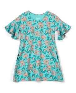 Платье для девочек из органического хлопка, произведенного в соответствии с принципами справедливой торговли Mightly, Whimsy