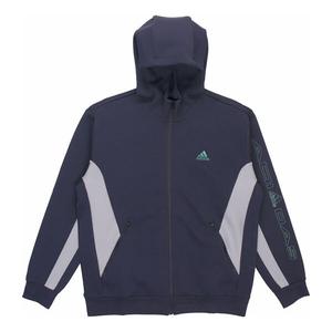 Куртка Men's adidas St Blok Knjkt Chest Brand Logo Embroidered Hooded Track Jacket Blue, синий