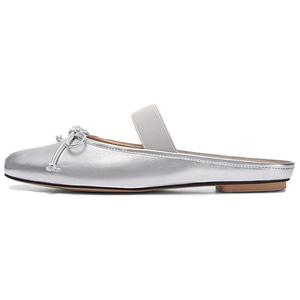 Женские сандалии с закрытым носком и резиновой подошвой, противоскользящие LE SAUNDA, Silver+Light Gray Svk