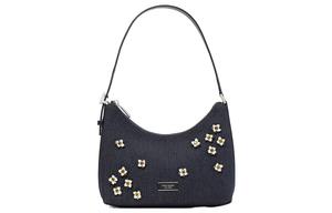 Kate Spade Сумка Sam Denim с кожаной седелкой, женская, глубокий эмалевый синий
