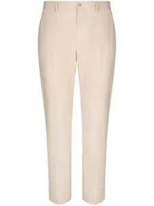 Брюки строгого кроя с логотипом DOLCE & GABBANA, нейтральный