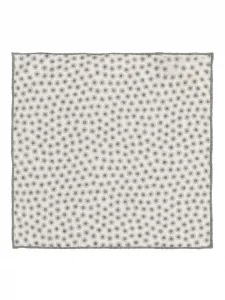 Платок в горошек Brunello Cucinelli, белый