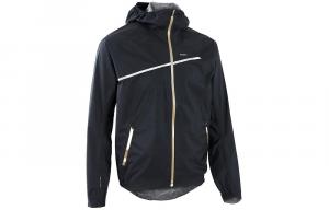 DECATHLON Мужская ветровка для трейлраннинга водонепроницаемая и ветрозащитная, Dark Shadow Black