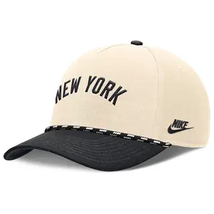 Бейсболка Nike MLB Rise Structured New York Yankees, бежевый