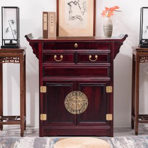 Mikemijia Комод 108 см для гостиной из массива дерева, китайский стиль, с медной фурнитурой, для хранения обуви и вина