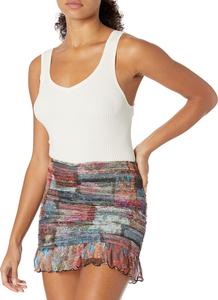 GUESS женский Alexia Knit Bodysuit, Cream White