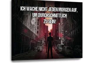 Картина на холсте Hustling Sharks Kein Durchschnitt!, красный