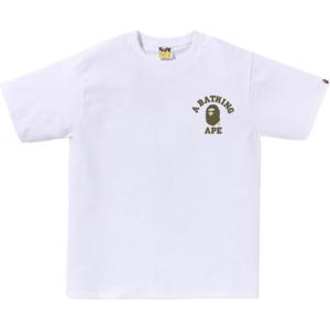 Футболка Logo Cotton A BATHING APE, белый
