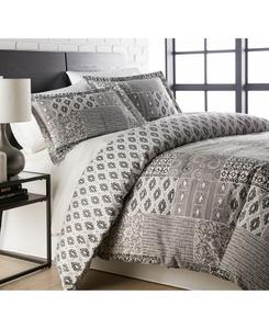 Комплект постельного белья Vilano Global Patchwork Ultra Soft из 3 предметов, размер King/California King Southshore Fine Linens, серый