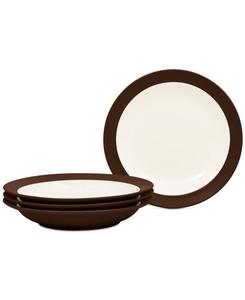 Набор из 4 тарелок для пасты Colorwave объемом 27 унций Noritake, цвет chocolate