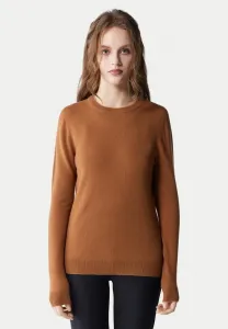 Незаменимый джемпер с круглым вырезом Gobi Cashmere, Chipmunk