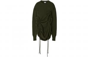 Burberry Розовый цветочный аппликационный свитер из шерсти