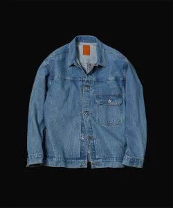 Джинсовая куртка с эффектом выбеливания/ADAM ET ROPE' JEANS PERS Adam Et Rope' Homme, цвет Blue (45)