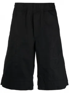 Шорты с тисненым логотипом 44 LABEL GROUP, черный