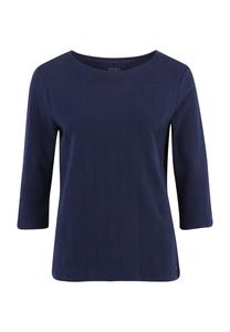 Рубашка с рукавом 3/4 и круглым вырезом Olsen, синий
