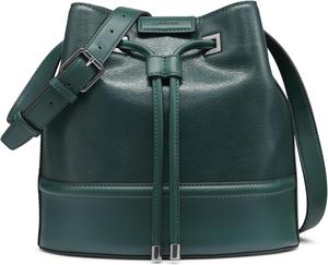 Сумка через плечо Calvin Klein Ash - веганская кожа, монограмма, 2 кармана, Deep Forest