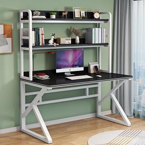 Компьютерный стол Xinmeikai 120x60 см, белая рама + карбон