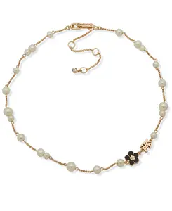 Ожерелье-Воротник из искусственного жемчуга Karl Lagerfeld Paris, gold/pearl